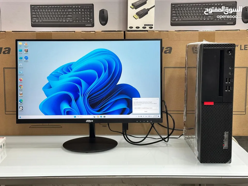اقوي العروض كمبيوترات امريكيه كامله شاشات24 انش  جديده بلكرتونه  coer i7 RAM16GB