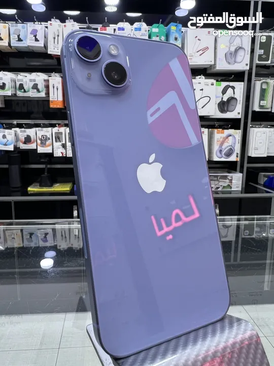 iPhone 14 Plus (256) GB ايفون 14 بلس مستعمل بحالة الوكالة غير مفتوح او مصلح نهائيا  وارد امريكي eSim