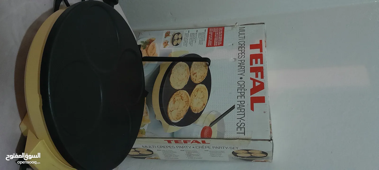 crepiere Tefal /multi crepes party / اربع قطع في نفس الوقت