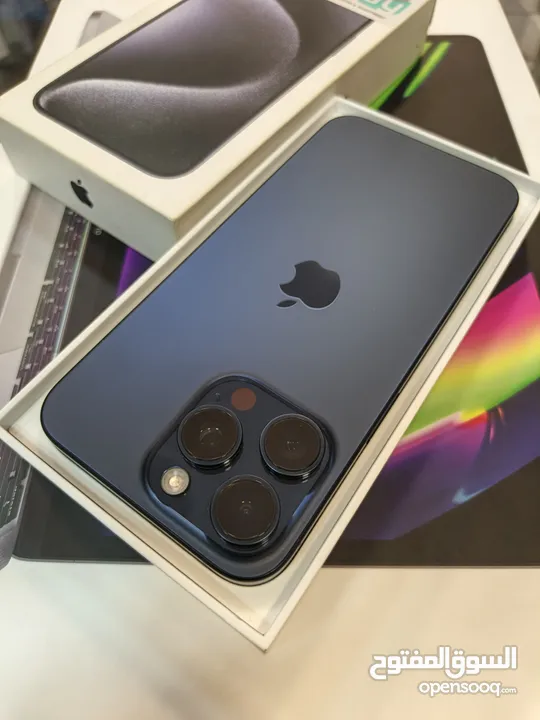 Iphoen 15 pro max 256 GB وارد شرق اوسط  بحالة الجديد تماماً
