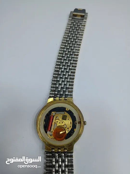 ساعة أصلية تحفه Crovana SWISS MADE مذهب كوارتز