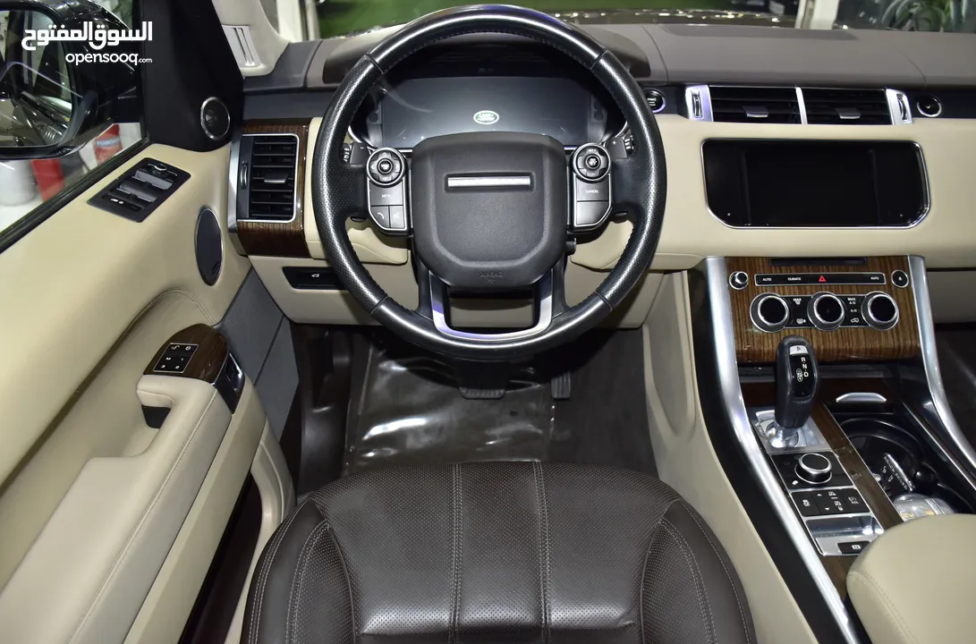 Land Rover Range Rover Sport SuperCharged ( 2015 Model ) in Brown Color GCC Specs