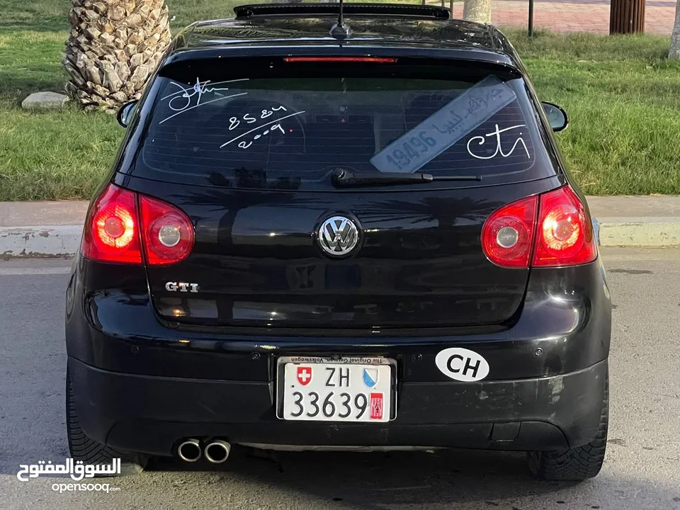 VW GOLF MK5 GTI 2009 جمرك رساله مفتوحه