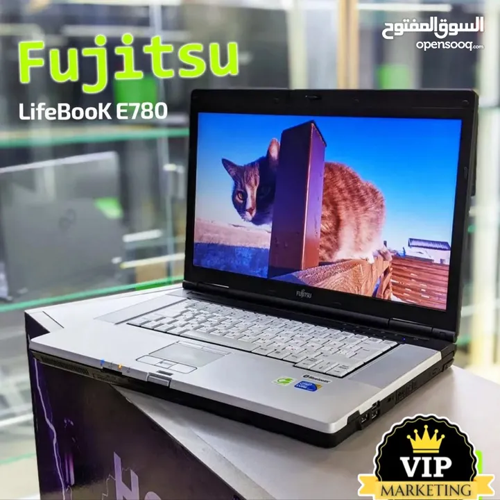 لابتوب    Fujitsu كور اي فايف ،يصلح لطلاب الجامعات و للبرامج والاعمال المكتبية وملفات الصوت والفيديو