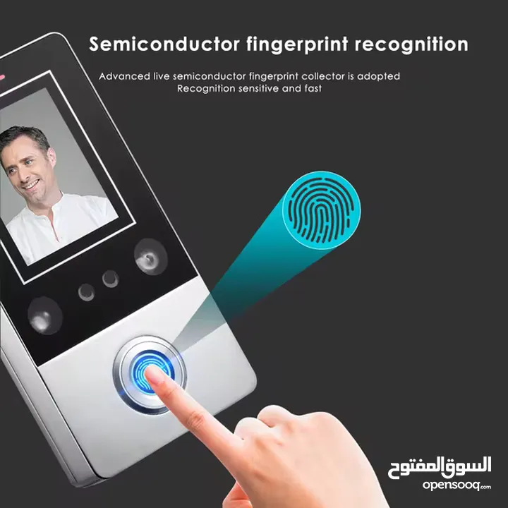 جهاز دخول بتصريح او بصمة للمكاتب و الشركات EL-CF1EM Face Recognition Fingerprint Reader