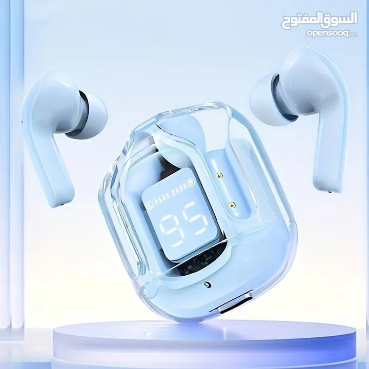 سماعات ستيريو بلوتوث صوت عالي ونقي جداً، تشغيل مستمر 4 ساعات متواصلة مناسبة لجميع الهواتف