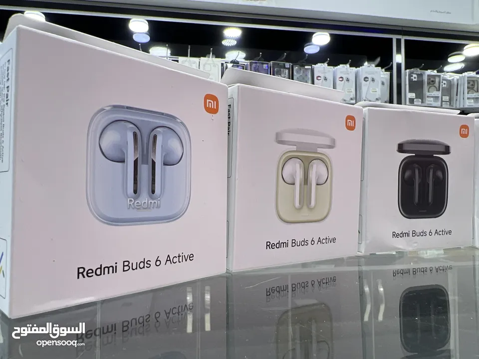 Mi Redmi Buds 6 Active سماعات شاومي الاصلية بودز 6 اكتف الجديدة  l كفائة عالية وسعر اقتصادي للغاية