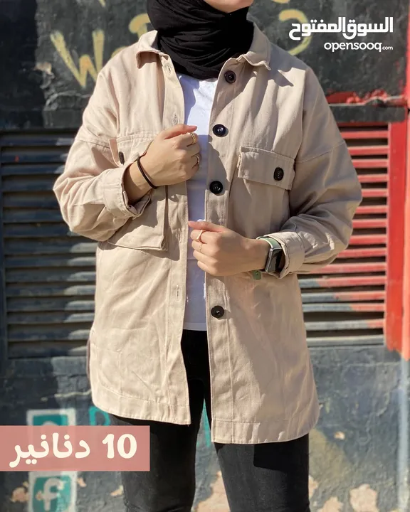 قطع ملابس ستاتي تركي بجنن و في مقاسات..