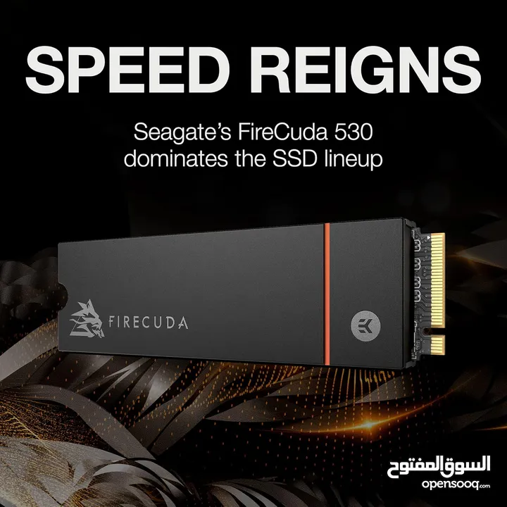 Seagate FireCuda 530 1TB Solid State Drive with Heatsink -NEW -MEAGByte