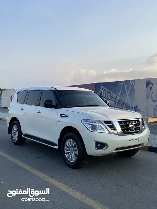 Nissan patrol 2016 s  باترول خليجي رقم 3 مكينه صغيره V8 320 الممشى 197k km  قمة النظافه ماشالله