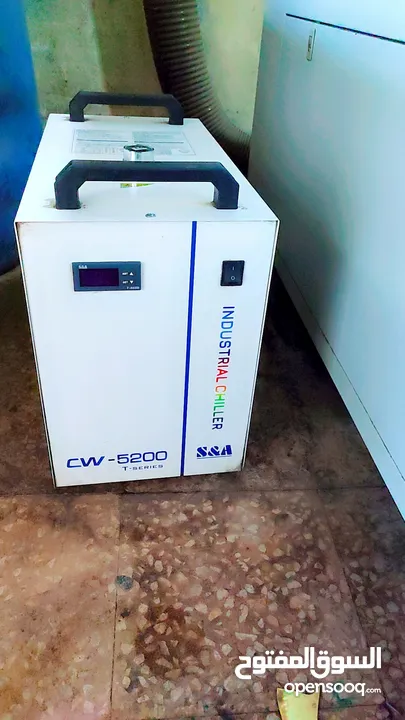 ماكينة ليزر قص co2 راسين مساحة العمل 100*160