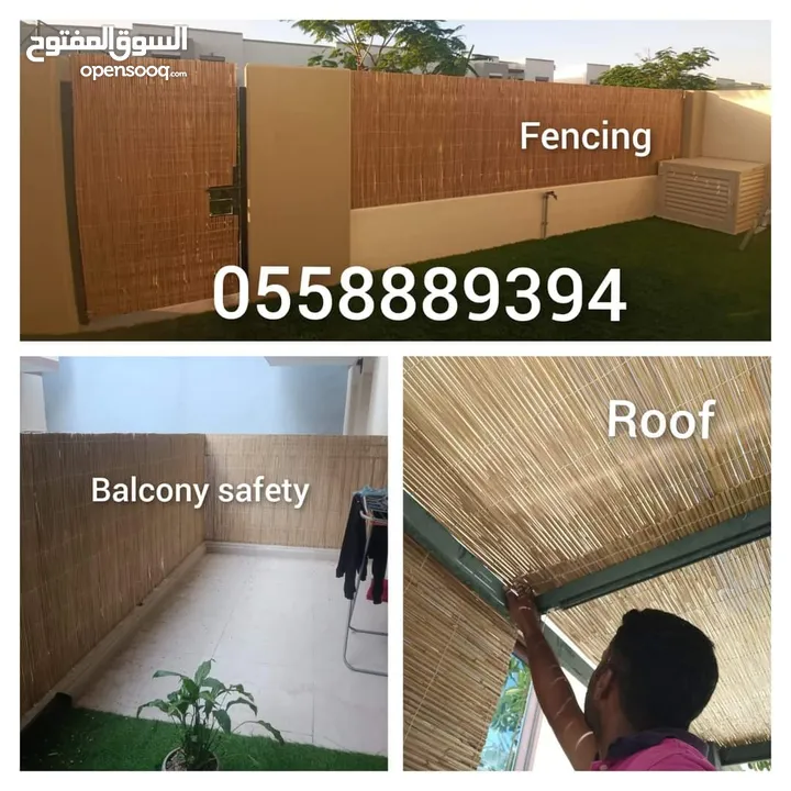 Bamboo Fence for garden and roof