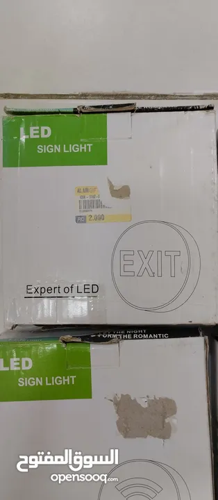 home panel lights and sign board