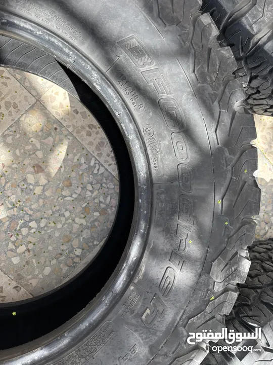 امريكي للبيع: 4 إطارات BFGoodrich 285/70R بحمولة 121/118R