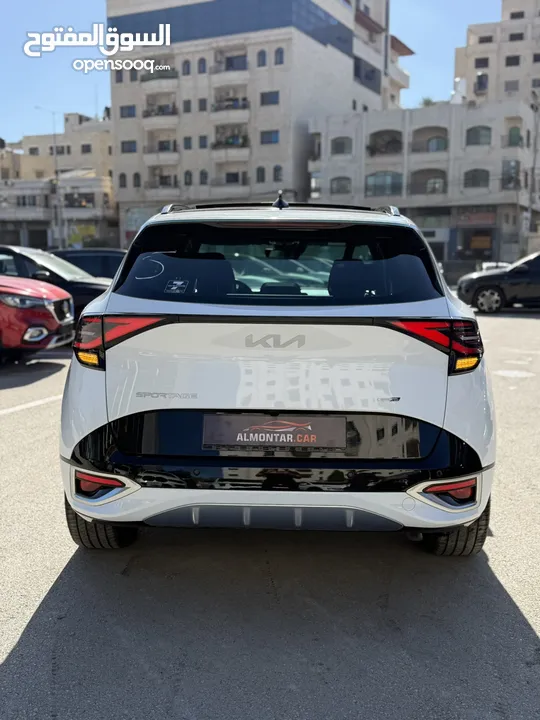 كيا سبورتاج GT Line ترخيص 2022 محرك 1600 هايبرد plug in/يقطع على الشحنه 65 كيلو متر  271 حصان