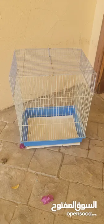 Birds cage for parrots and feeding