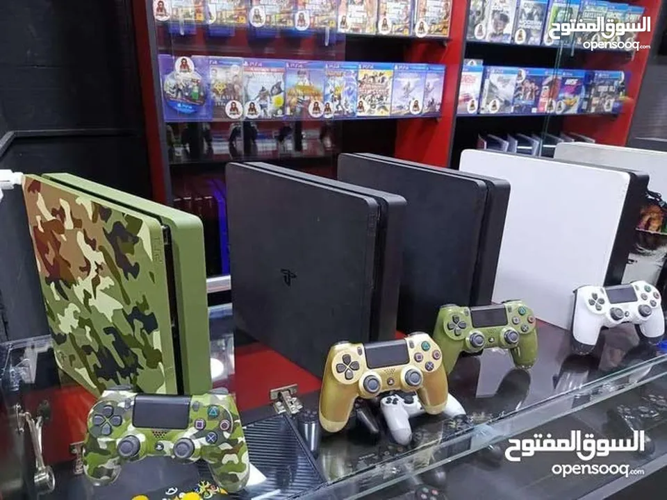 للبيع اجهزه بلايستيشن فور و فايف و ثري باسعار مغريه