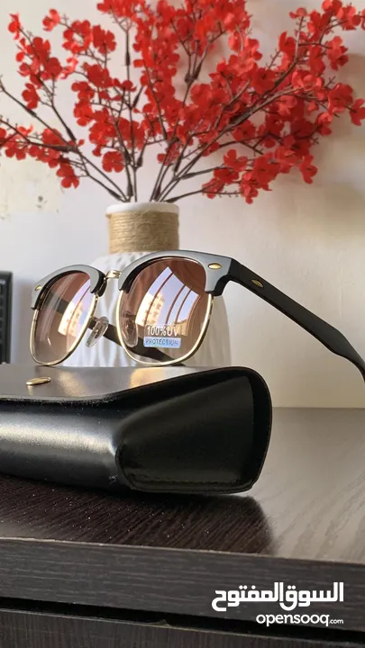 نظارة شمسية فخمة شبيهة بقصة rayban
