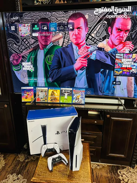 Playstation 5 Slim Blueray  بلاستيشن 5 سلم