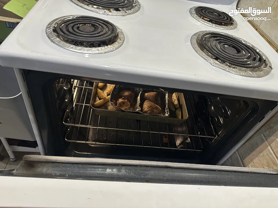 Electric stove and oven