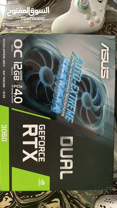 ASUS DUAL GEFORCE RTX 3060 كرت شاشة انفيديا