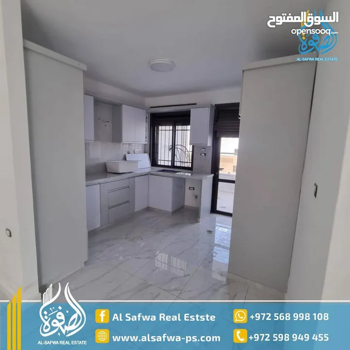 شقق مميزة للايجار غير مفروش جديده لم تسكن بعد - ام الشرايط - قرب قاعات دير طريف - جديدة تشطيب مميز