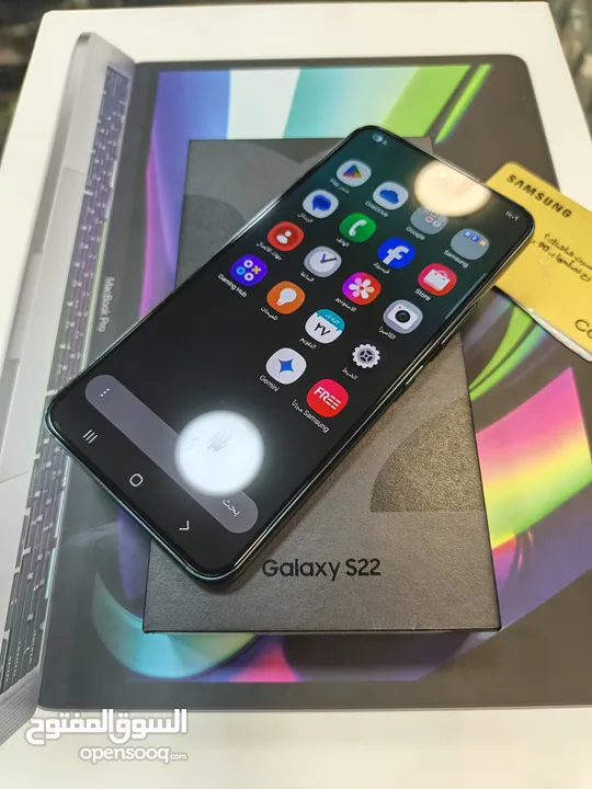 Samsung S22 5G وارد الوكيل الرسمي BMS 256 GB  عربي اصلي كاامل