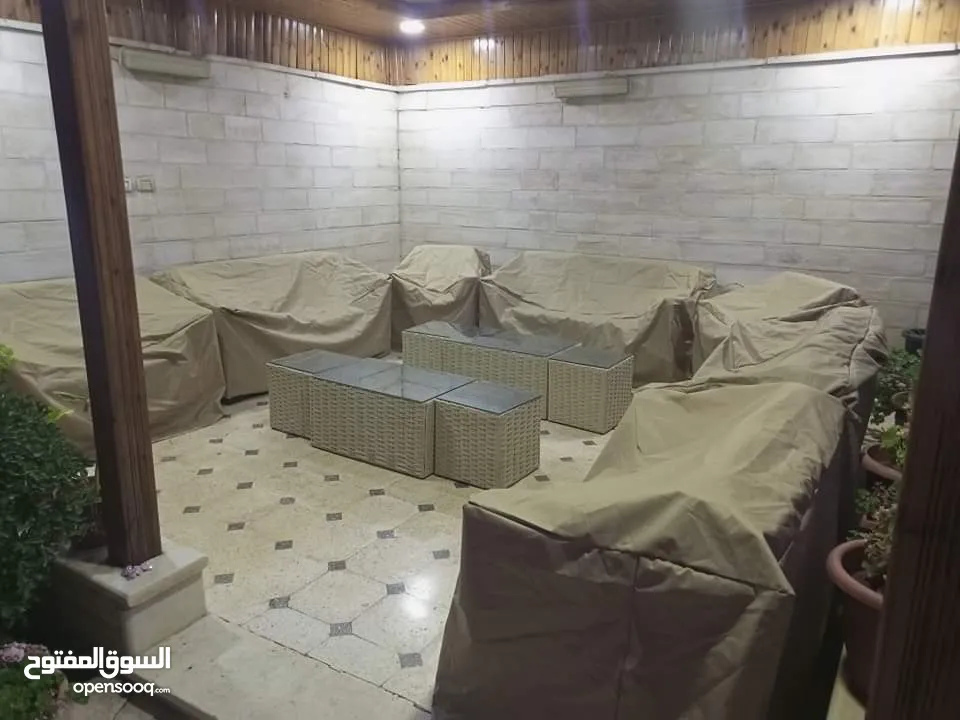 تفصيل فرش و  كفرات غطاء لأطقم الرتان ومرجيحة مفروشة. خدمة التوصيل لجميع المحافظات