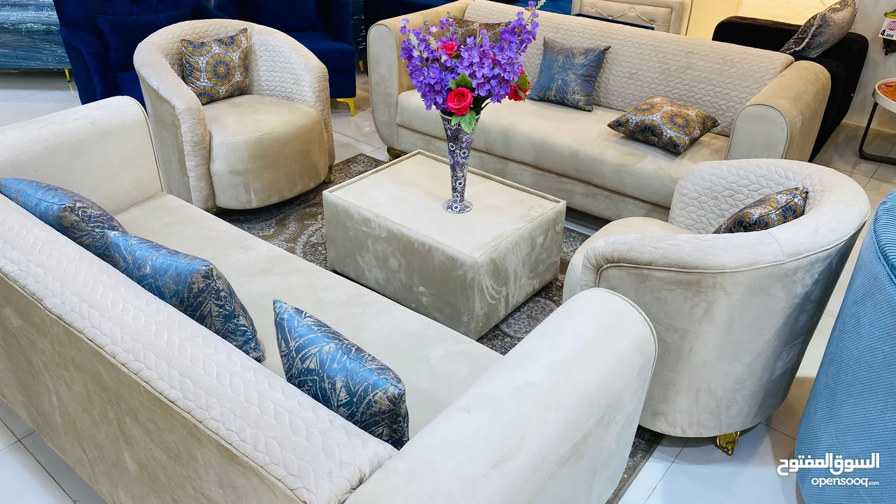 NEW 8 Seater assorted Sofa sets - طقم جديدة  كنب 8 مقاعد