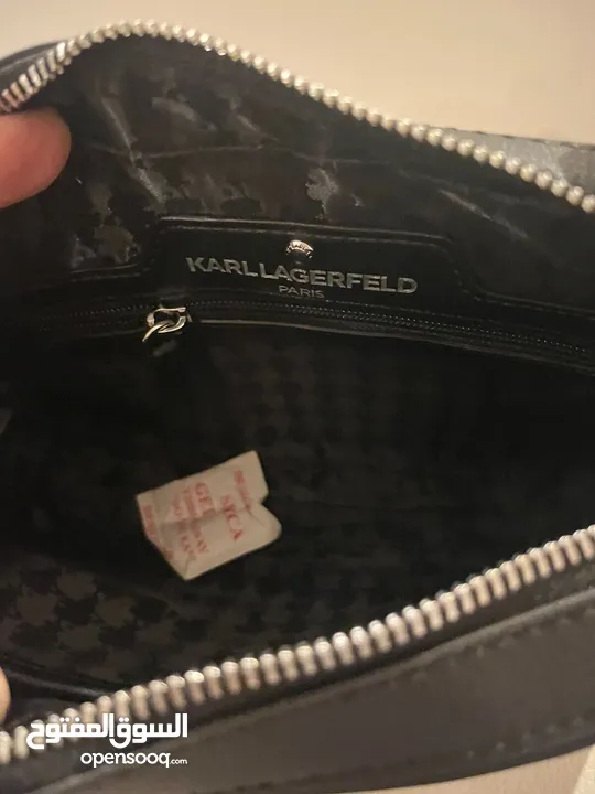 Original Karl Lagerfeld Cross Body Bag with AirPods Case