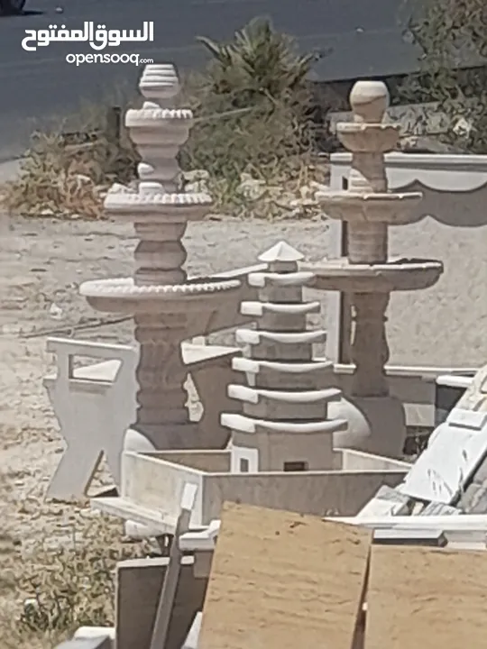 تصميم شلالات و نوافير وفيربليس و باربكيو وتركيبها وصيانتها