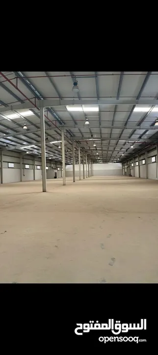 Warehouse for rent Al Rumis مخازن للايجار بالرميس مقابل مركز التنين وسور الصين العظيم