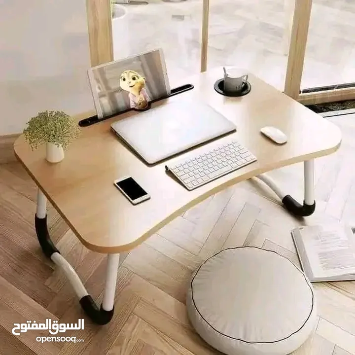 طاولة دراسة ولابتوب وشغل