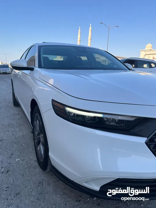 Honda accord white 2023