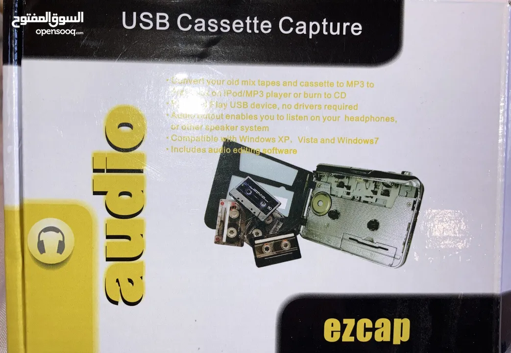 EZCAP Portable Tape USB Cassette to MP3 Converter Capture Audio Music Player