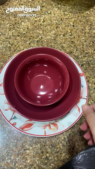 طقم صحون سفرة  للبيع