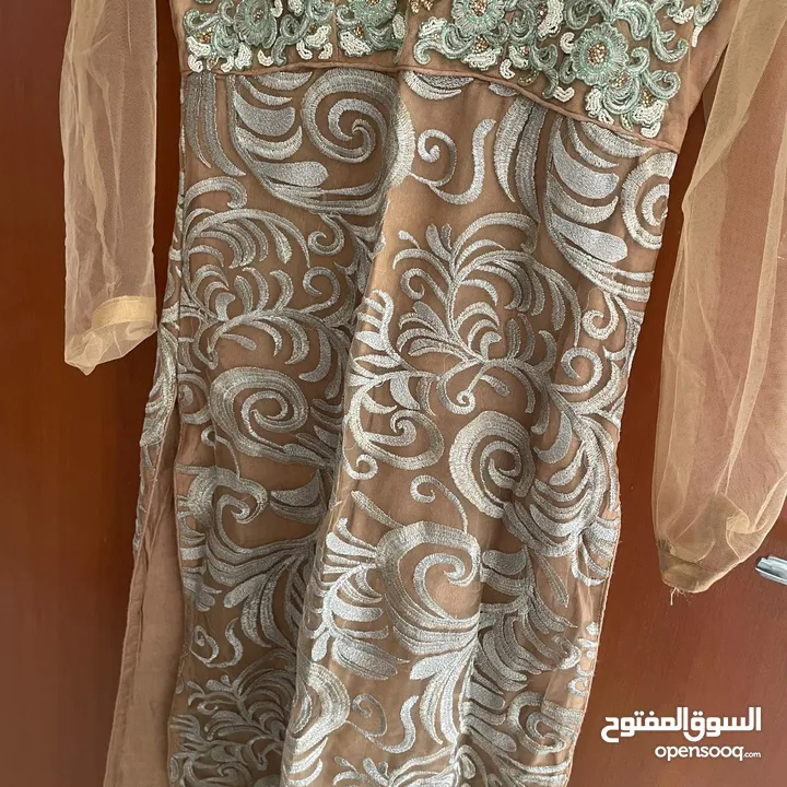 dress with dupatta and leggings