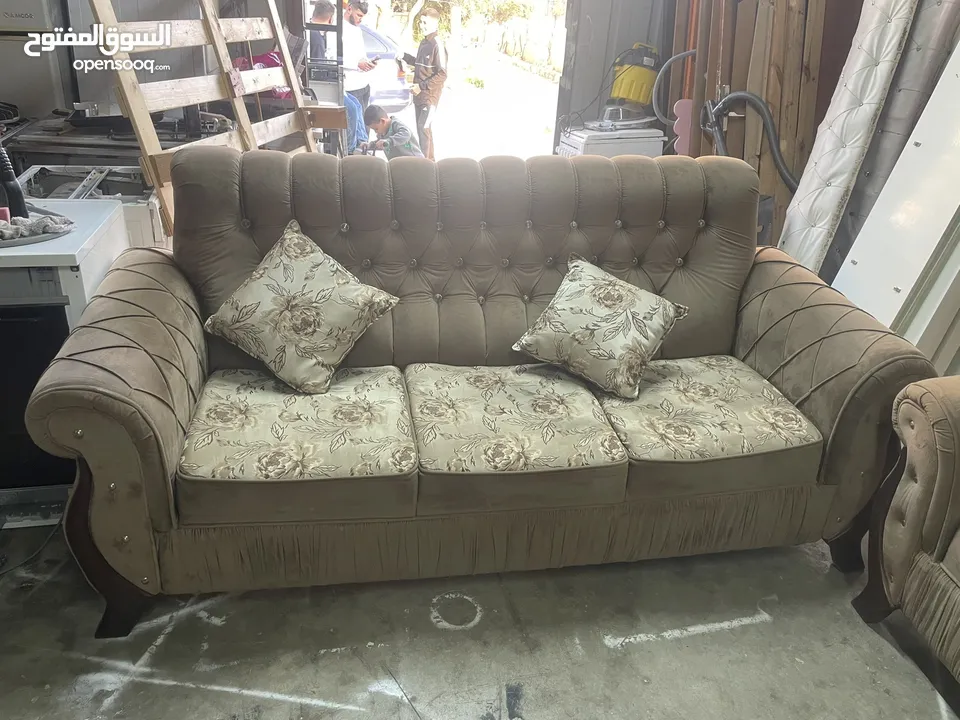 طقم كنب 7 مقاعد تفصيل بسعر حرق بس على 800