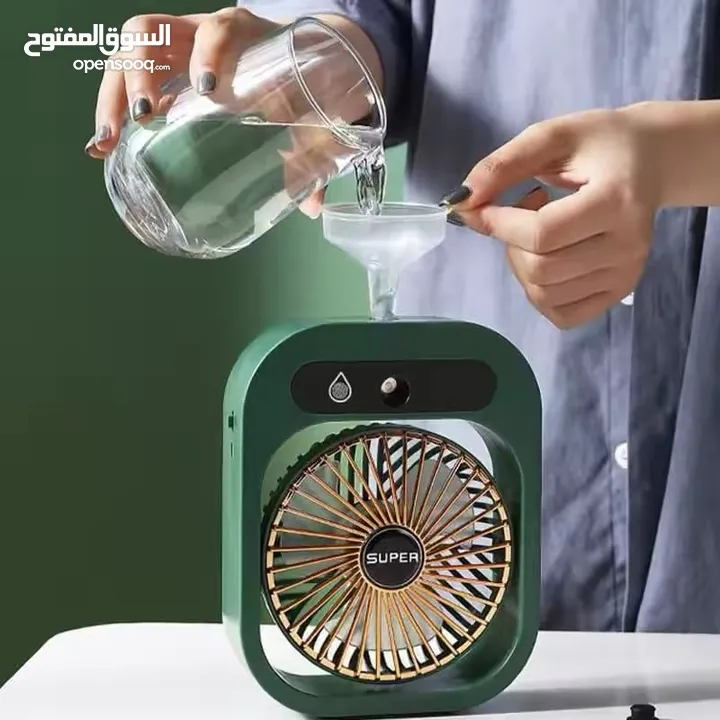 مع الحرّ... اجا وقتها مع هالشوب! مروحة مكتب USB من ساين كلوبس صغيرة الحجم، قوية الأداء وبتبردك
