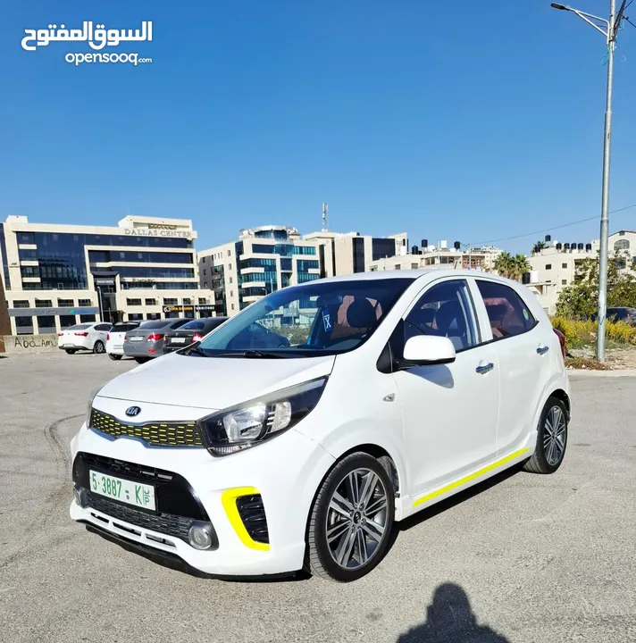 كيا مورنينج 2018 GT line فل إضافات