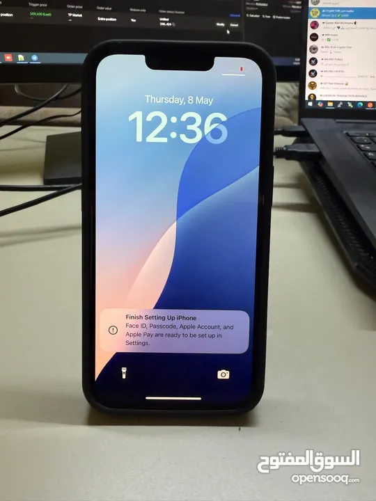 IPHONE 14 ( 128GB )  - ايفون 14 ذاكره 128 جيجا مستعمل بحاله الجديد - مع كرتونته وشاحنه الاصلي