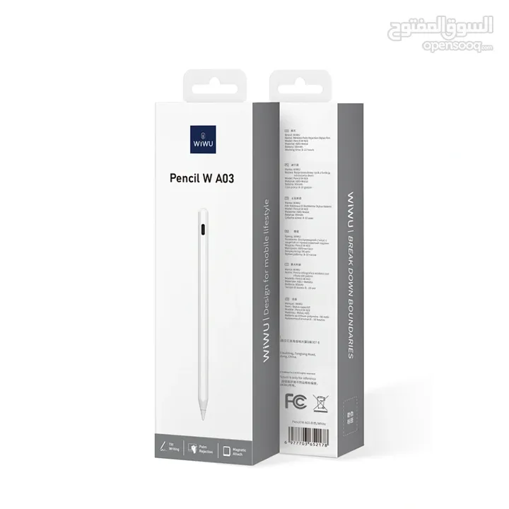 WiWU Tilt Palm Rejection Pencil for iPad  Pencil W A03 -NEW -MEAGByte
