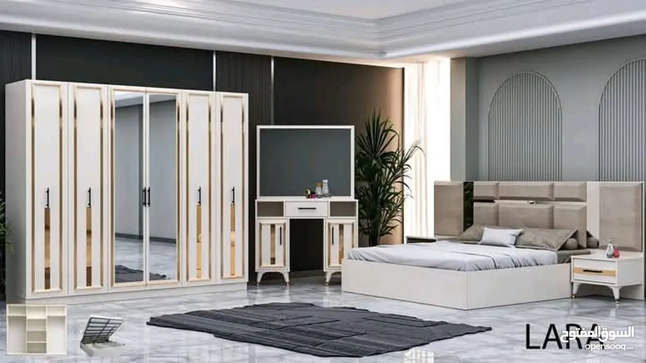 تفصول حسب الطلب  حدث موديلات غرف النوم   والموبيليا الحديثه بارقي وافخم  المواصفات