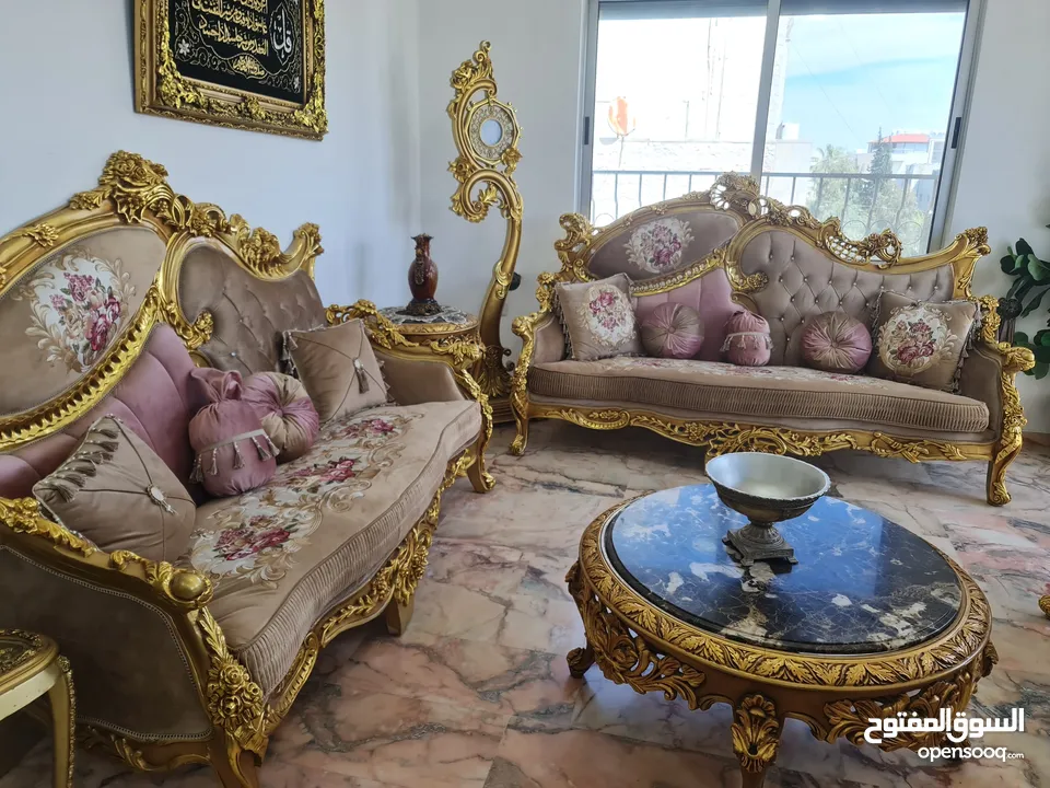 طقم دمياطي فاخر جدا مستعمل شي بسيط للبيع