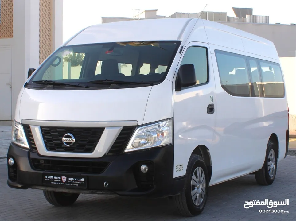 NISSAN URVAN HIGHROOF 2021 GCC EXCELLENT CONDITION WITHOUT ACCIDENT