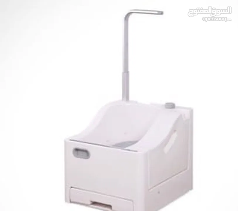 جهاز غسل القدمين محمول متنقل اجهزة للوضوء لاسلكي لكبار السن Portable Wudu Foot Washer Machine ، جهاز