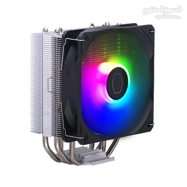 مبرد هوائي احترافي ملون للمعالجات DARKFLASH G400 RGB CPU COOLER FOR INTEL LGA1700 - AMD AM4