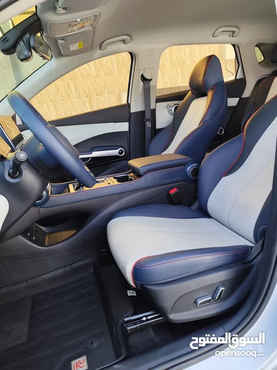 تم وصول BYD YUAN PLUS البطارية الكبيرة فحص كامل لون سلفر مميز بي واي دي يوان بلس عداد قليل