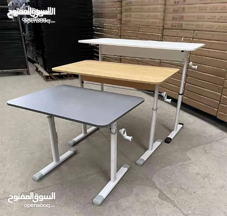 افخم الموديلات من طاولات اللابتوب بمواصفات مميزة إمكانية التحكم بالارتفاع/ قابلة للطي / احجام مختلفه