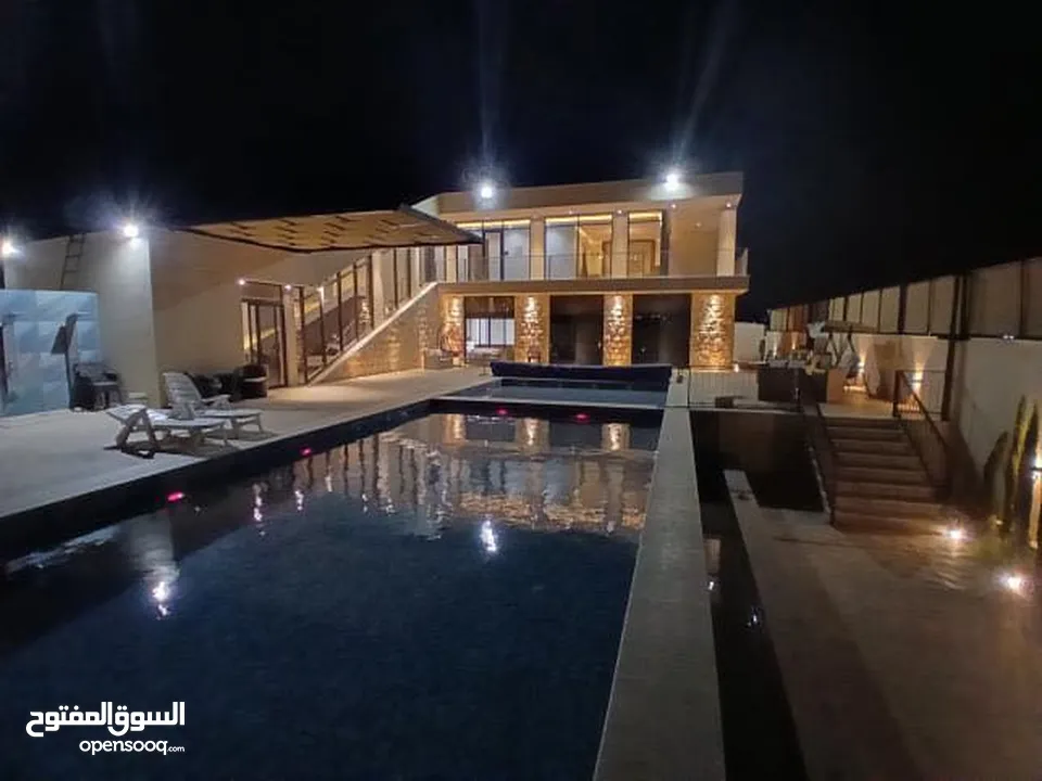 استمتع بالفخامة والراحة في قلب الشمال الأردني Rexus Villa للإيجار اليومي اسعار خاصة للفترات الكبيرة